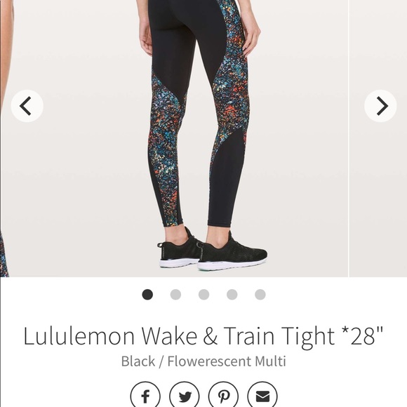 Lululemon wake and train tights 28” - Picture 4 of 4